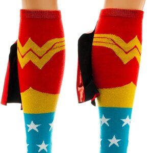 DC Comics Wonder Woman Knee High Socks with Cape